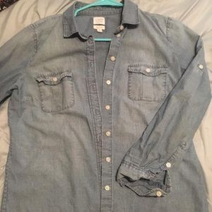 JCrew Denim button up